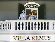 „Villa Remus Press Day“: „Denver Clan“-Star Joan Collins gab den Startschuss für die neue die Luxus-Immobilie von Makler Marcel Remus (©Foto. Franziska Krug, Getty Images für Marcus Remus)